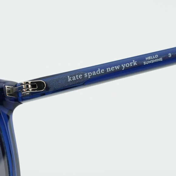 Kate Spade ALINA/F/S 0PJP IR Sunglasses Blue Cat Eye Frame, Grey Lenses main image 5